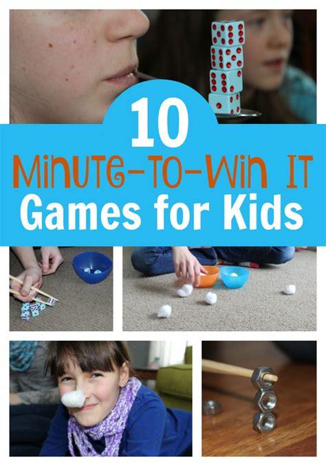 minute to win it kids games|10 minute games for kids.